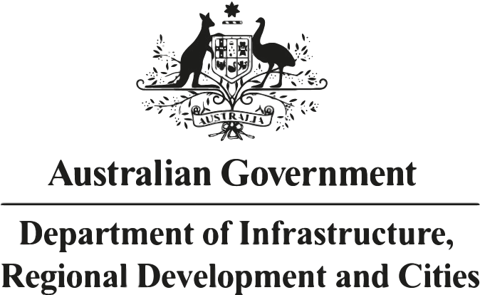 Australian Government Department of Infrastructure, Regional Development and Cities Logo