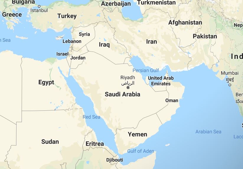 Saudi Arabia Map